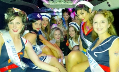 Photo sent in with this review: Sparkling Burlesque with Stretch Hummer