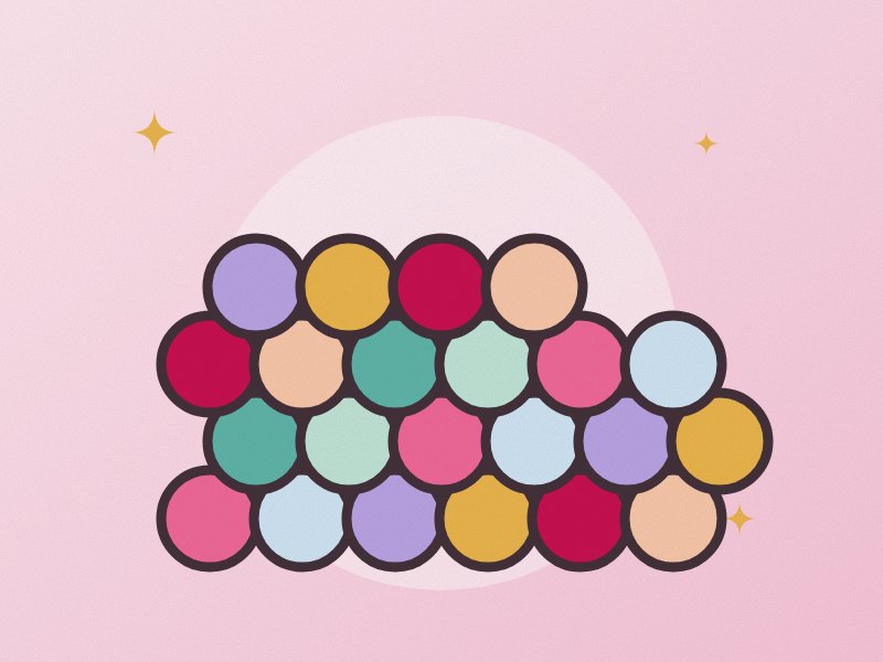 Illustration: a ball pit full of coloured balls