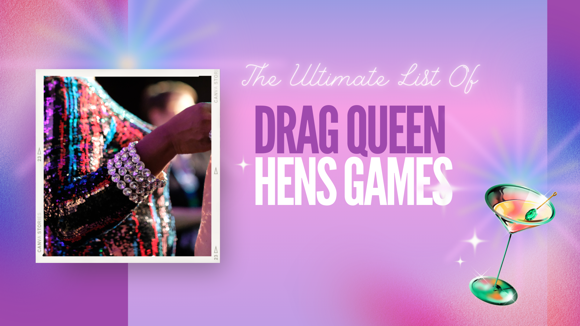 Ultimate List of Drag Queen Hens Games to play at the hens night