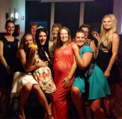 Megan's hens night with tapas and a tarot reader in Brisbane